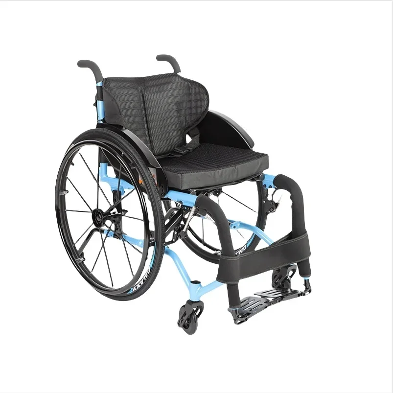 

Leisure Sports Active Wheelchair Aluminum Alloy Shock-absorbing Leisure Sports Wheelchair Ultra-light Portable Wheelchair