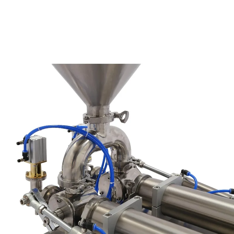 Máquina llenadora económica confiable de doble cabezal de crema cosmética para pequeñas empresas