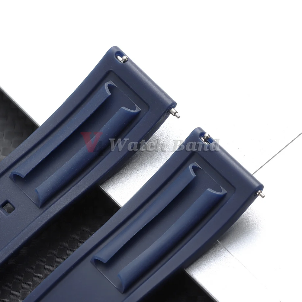 18mm 20mm 22mm 24mm Silicone Watch Bands for Omega for Seiko Quick Release Rubber Watch Strap for Tissot for Citizen Bracelet view 5