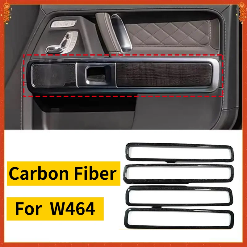 

Для Benz G-Class W464 настоящее сухое углеродное волокно 2019-2022 отделка дверной ручки рамка внутренняя отделка модификация аксессуары