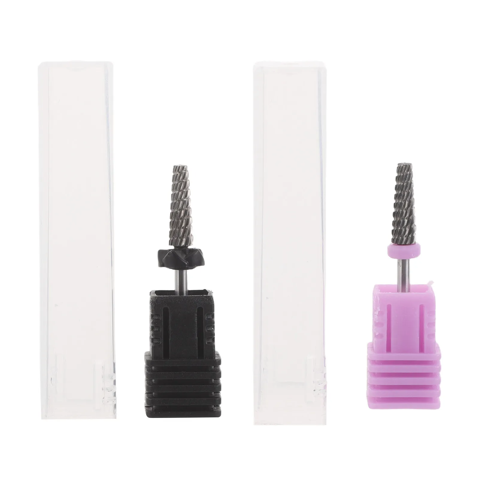 

2Pcs Manicure Drill Bits Set Portable Fine Grit Coarse Nail Grinding Buffing Bits for Salon Quality Nail Shaping Sanding Buffing