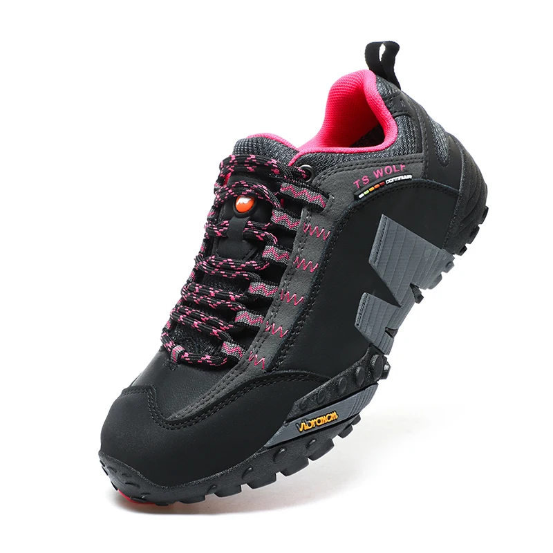 HIKEUP Hiking Shoes Men Anti-skid Outdoor Camping Sports Shoes Comfort Trekking Sneakers Breathable Trail Male Safety Footwear