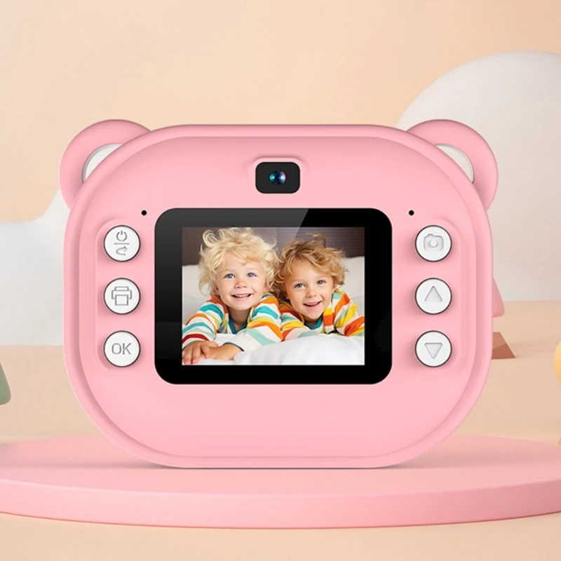 Print Camera for Toddler Vlog Toy Camera Gifts for Birthday Holiday Travel Dropship