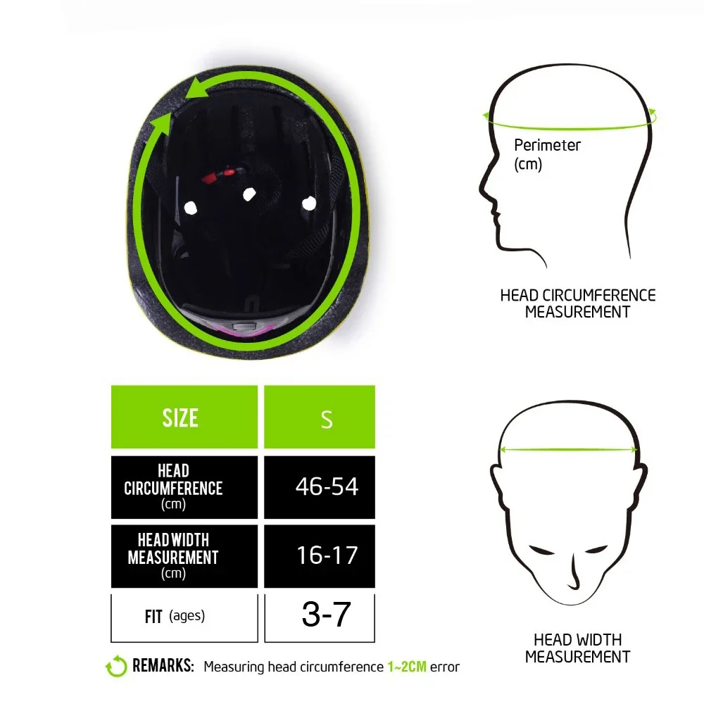 WIN.MAX-خوذة ركوب الدراجات في الهواء الطلق للأطفال ، مصبوبة بشكل متكامل ، دراجة ، دراجة تسلق ، واقي رأس ، سلامة الأطفال