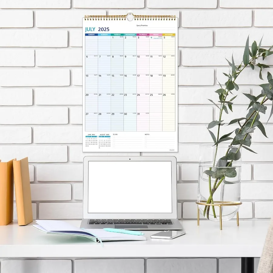 تقويم الحائط 20252026 التقويم 20252026 الجدار 18 التقويم الشهري يوليو 2025 ديسمبر 2026 12x17 في 2025 التقويم مع كتل كبيرة #2