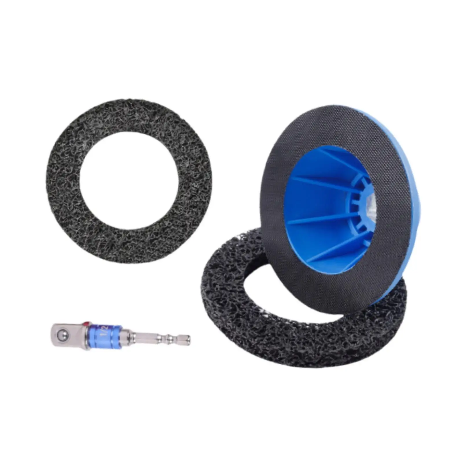 

4Pcs Wheel Hub Grinding Tool Professional Portable Accessory Rust Remover Tool Wheel Hub Cleaner Resurfacing Kit for Truck