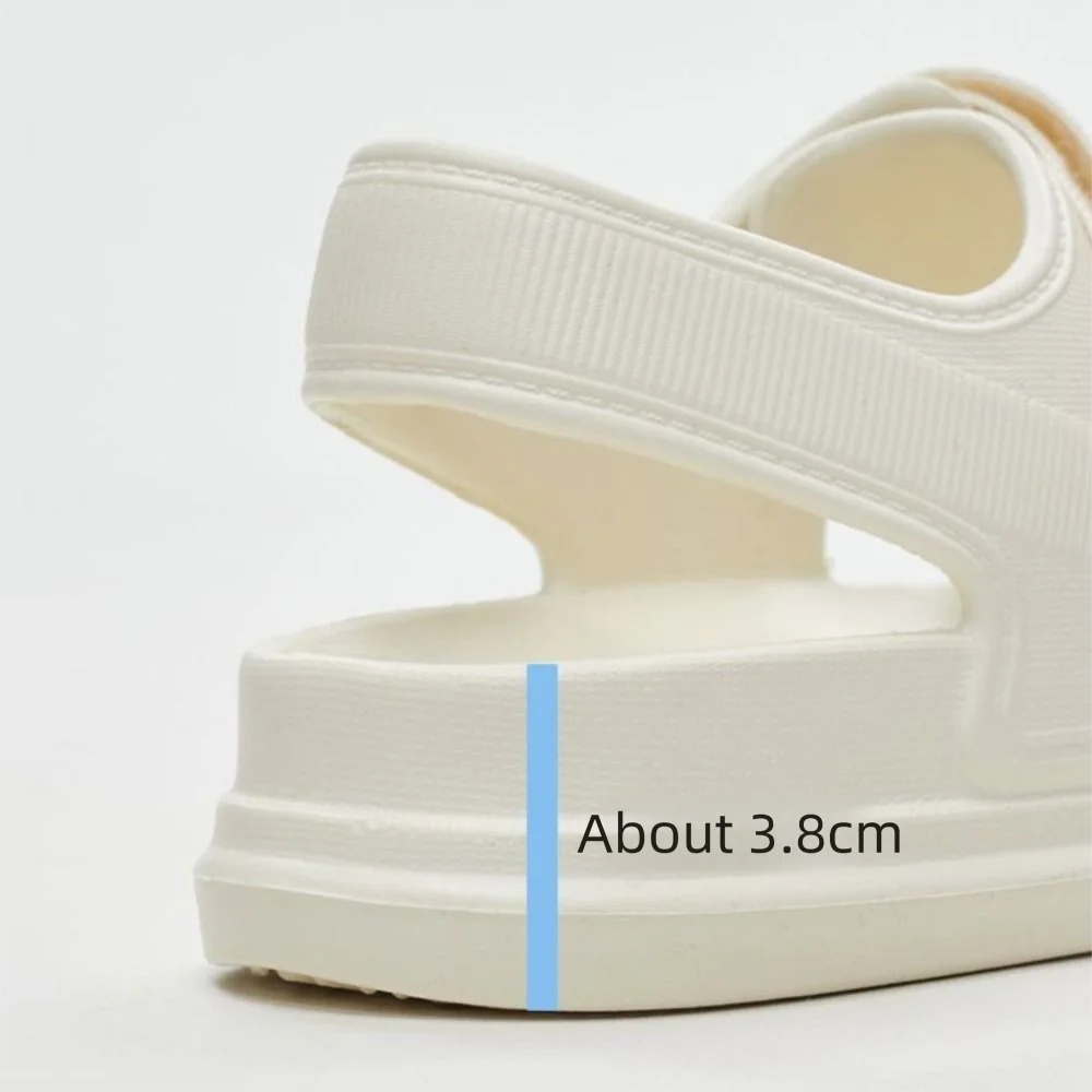 أزياء إيفا الصنادل سميكة القاع المفتوحة تو باطن سميكة الصنادل عارضة تنوعا عدم الانزلاق صندل مسطح الصيف