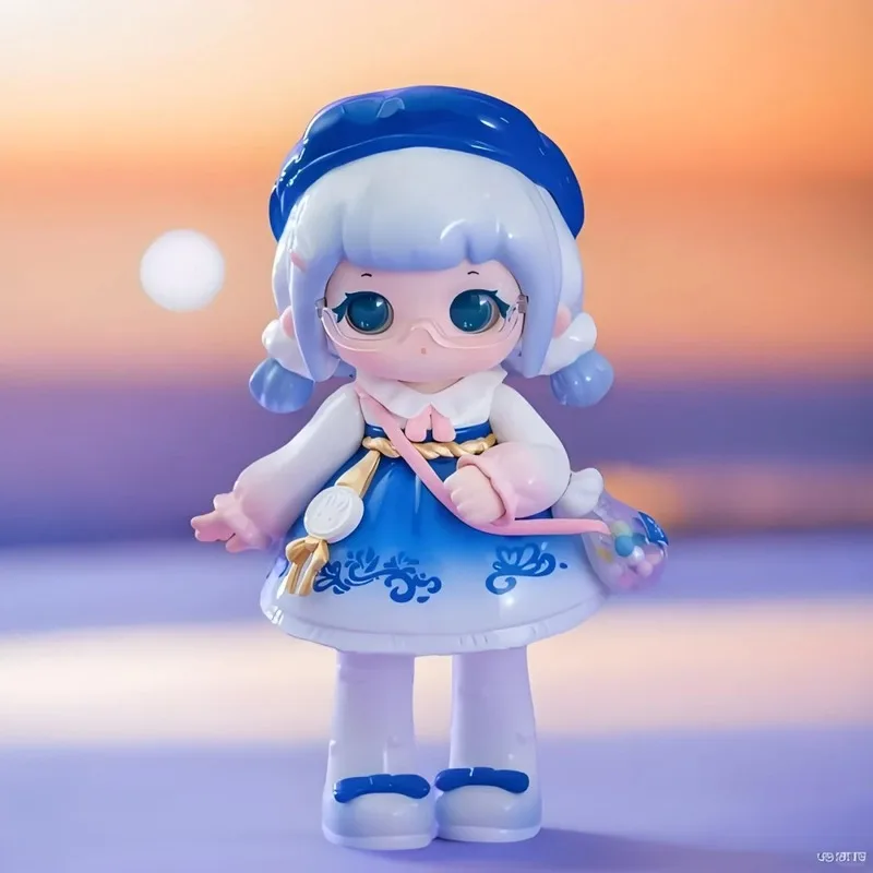 

New Ziyuli Fourth Generation In Painting Dreamy Chinese Style Series Blind Box Kawaii Action Figure Mystery Box Surprise Gift