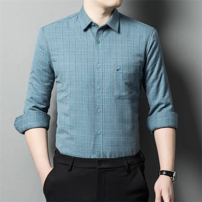 2025 new luching T shirt men winter fashion comfort open stitch stripped pattern Duck down inside high fabric genltman