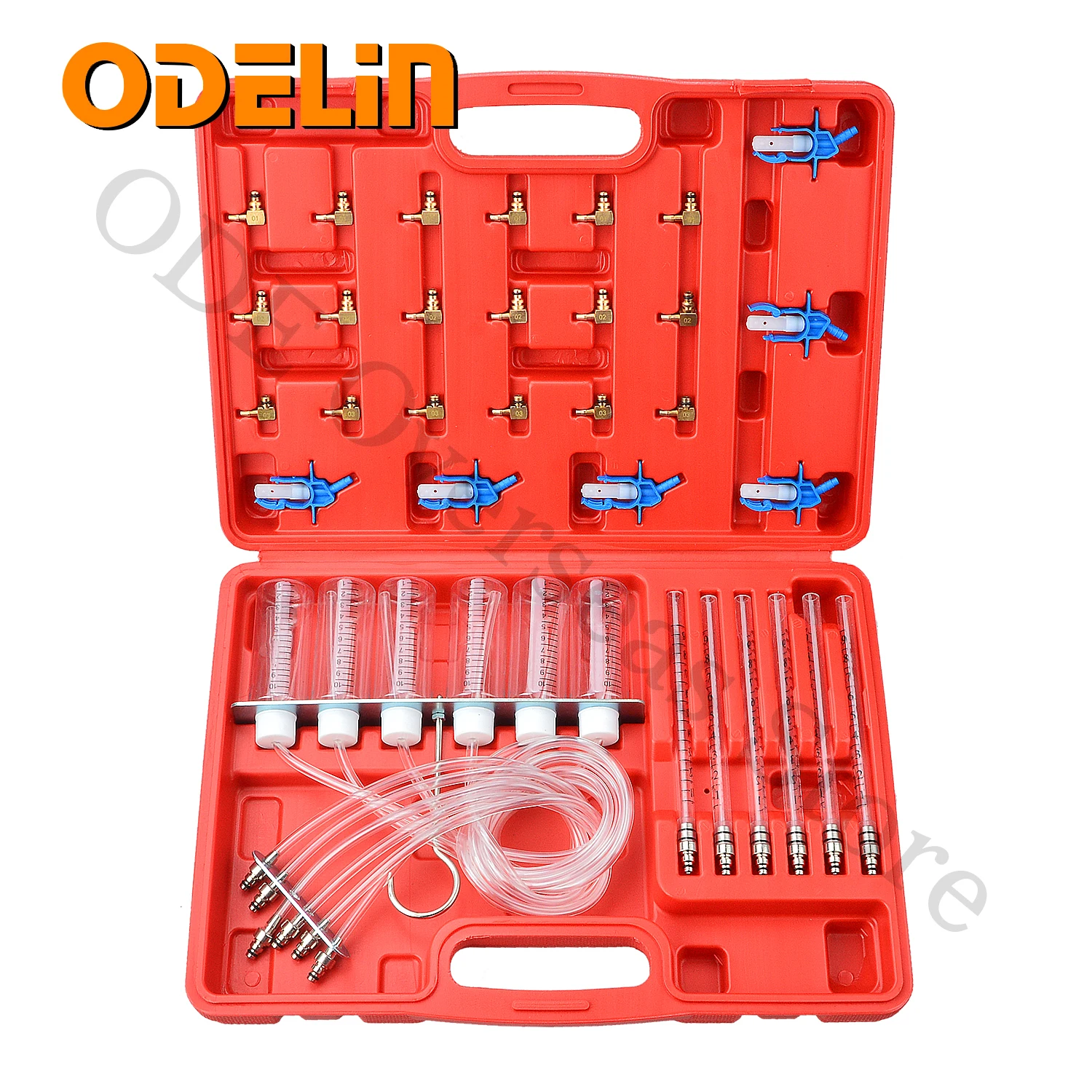 Testeur de débitmètre d'injecteur Diesel à 6 cylindres, adaptateur à rampe commune, Kit d'outils de Test