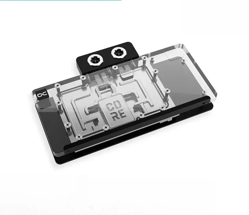 9070 graphics card split GPU water-cooled head compatible with RX9070XT ASRock Tai Chi