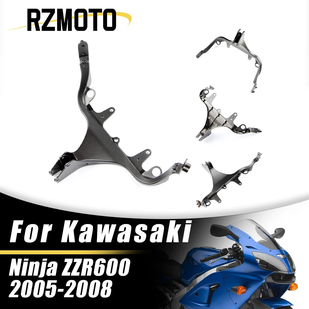 

Кронштейн фары мотоцикла, ВЕРХНЯЯ ПЕРЕДНЯЯ обтекатель для Kawasaki Ninja ZZR600 ZZR-600 ZZR 600 2005-2008