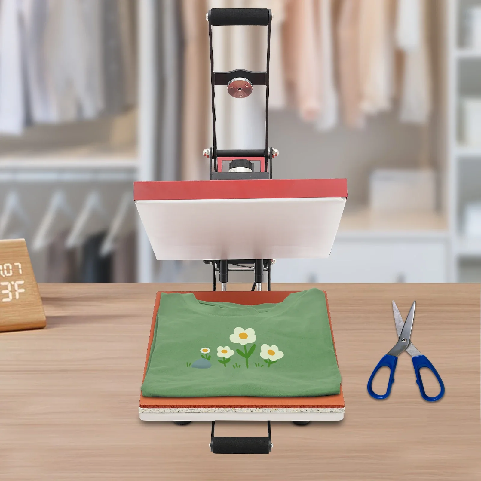 Prasa termotransferowa 40*50cm z regulacją ciśnienia, ekran dotykowy LCD, do koszulek.