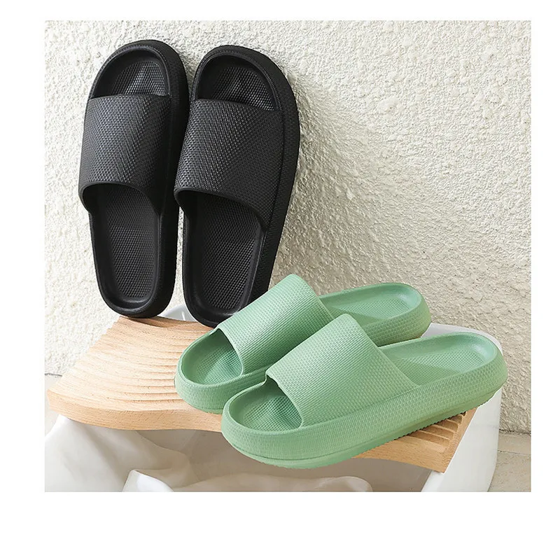 Xiaomi Thick Platform Bathroom Cloud Slippers Non-slip Flip Flops Woman Sandals Women Fashion Soft Sole EVA Indoor Slides