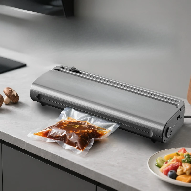 

Double pump vacuum sealing machine for small household use