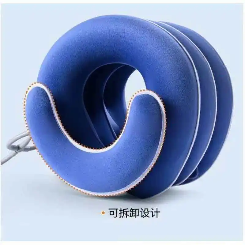 Air Inflatable Cervical Traction Device 4 Layers Orthopedics Massage Neck Massage Pillow Neck Support Adjustable Neck Stretcher