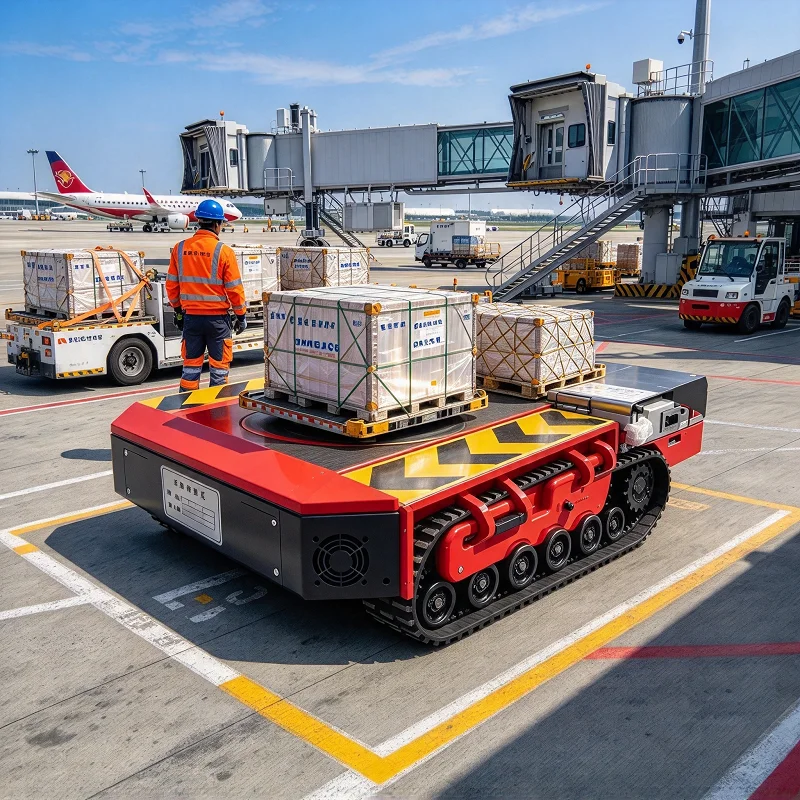 Yugong 100kg Payload Tracked Robot Chassis UGV Platform Rubber Track Remote Control for Inspection Patrol Camera Mount