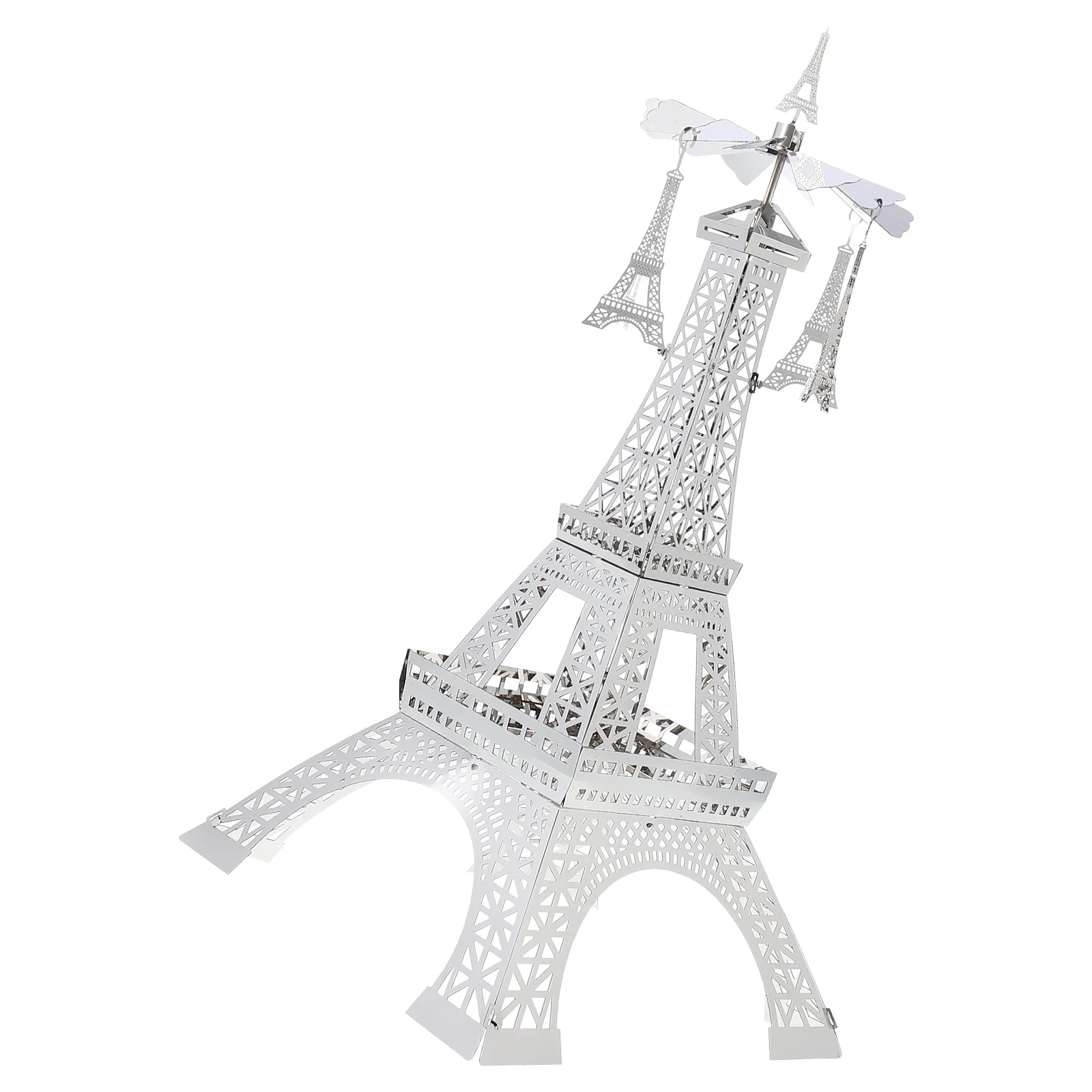 

1Pcs Metal Rotating Holder Eiffel Tower Candlestick Stand Romantic Desktop Decor for Wedding Dinner Table Holder