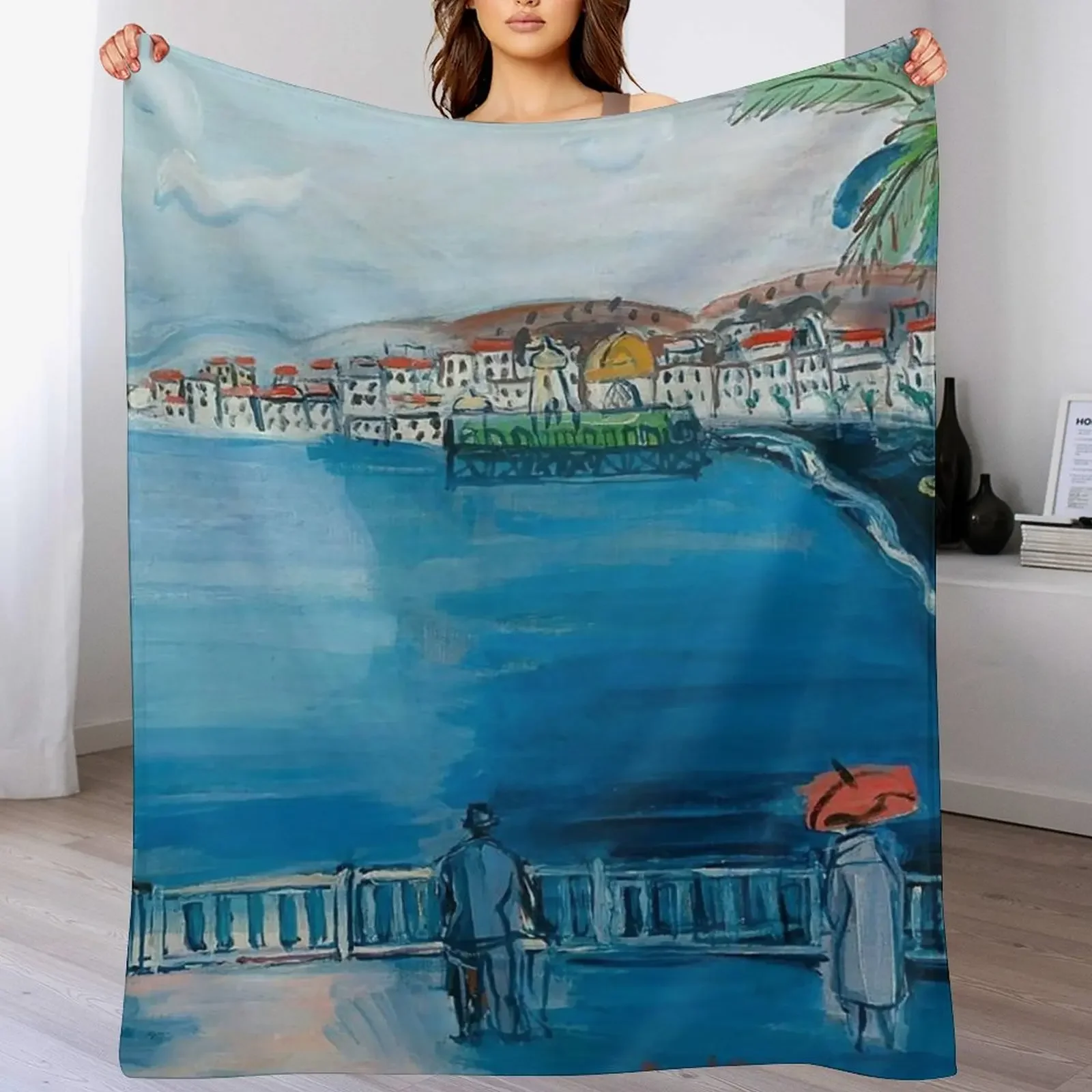 

Raoul Dufy Throw Blanket Thin Soft Blanket for Summer Night Sleeping