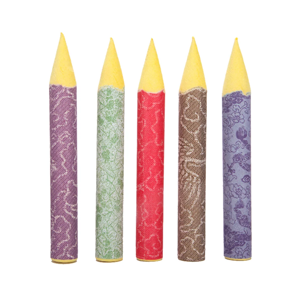 

10pcs Colorful Stumps Rice Paper Tortillions Blenders Sketch Drawing Tools for Students (Random Color)