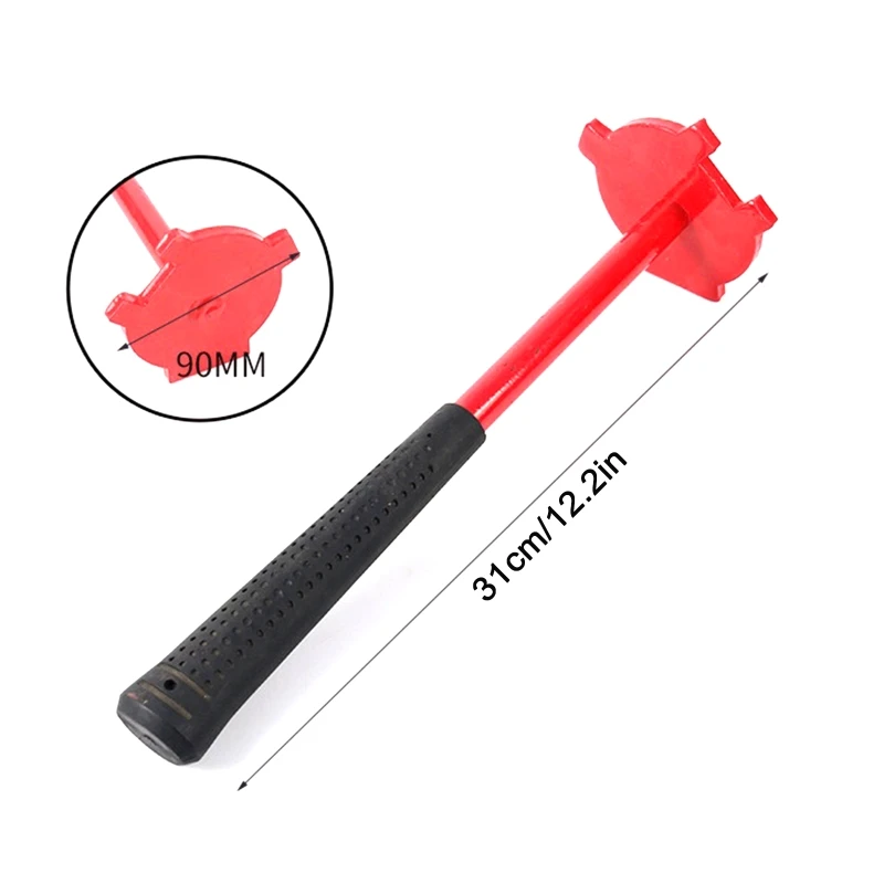 Abridor universal barril óleo, com gancho borracha, óleo manual para chave tanque, tampa rosca tambor óleo,