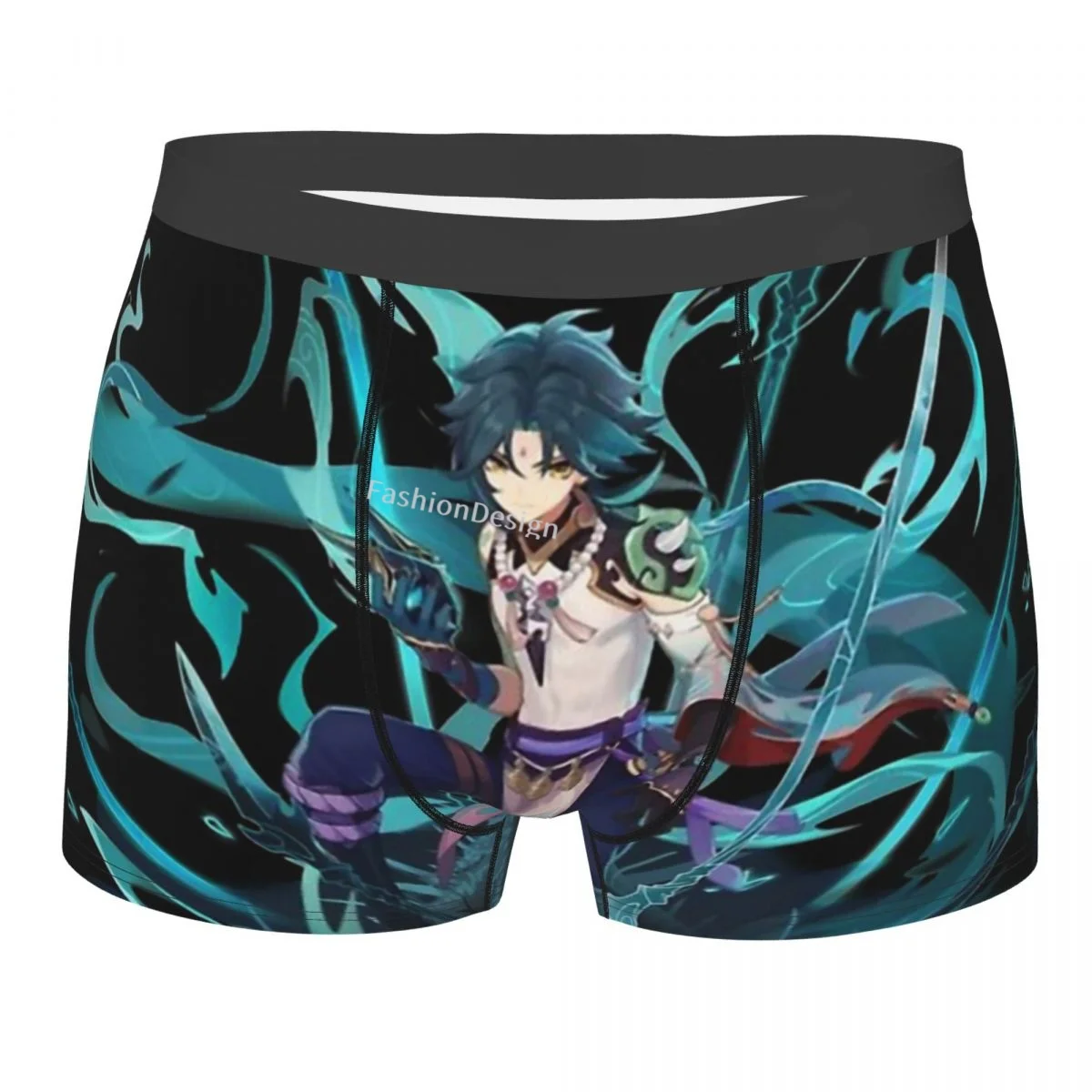 Xiao Genshin Impact Underpants Cotton Panties Male Underwear Comfortable Shorts Boxer Briefs