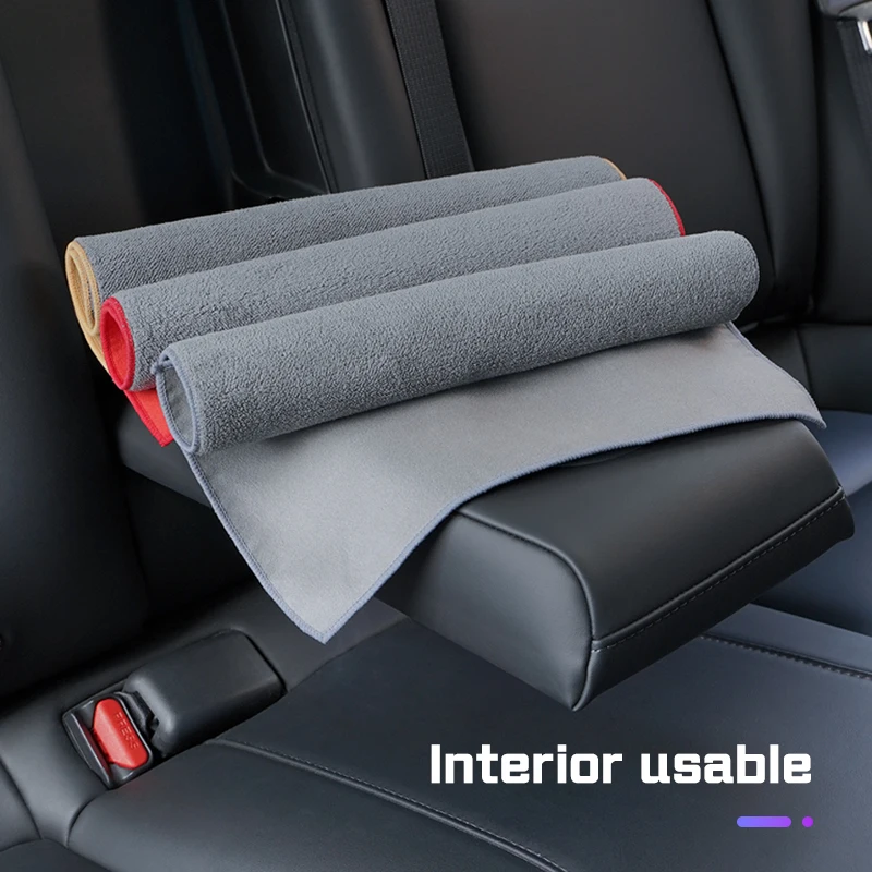 Car Wash Towel Cloth For GENESIS G80 G70 G90 GV80 G60 G90 GV60 G60 X GV80 Suede Super Absorbent Wash Rag Interior Cleaning Brush