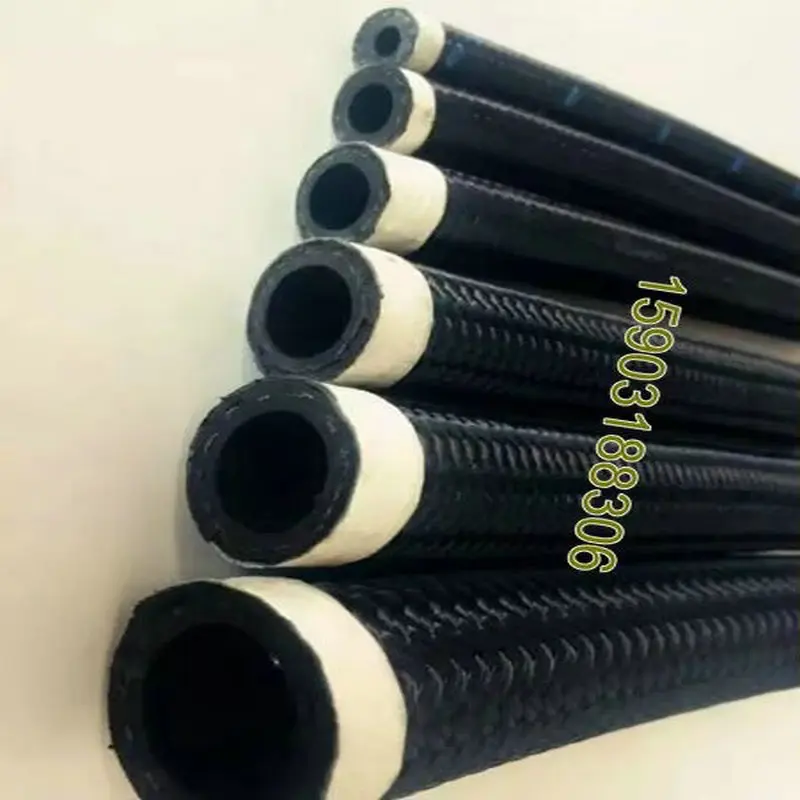 1m AN16 -16 16AN 22mm Black Nylon Braided Hose Oil Cooler Hose Dry Sump Coolant Hose Line