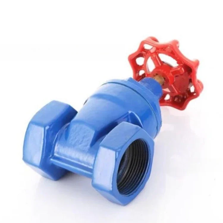 

Z15X-16 wire gate valve Manual soft seal gate valve Ductile iron soft seal internal thread gate valve