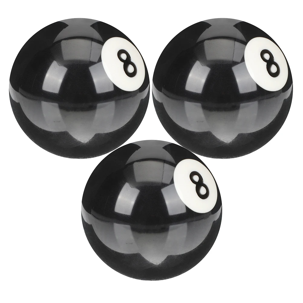 

3Pcs Resin Billiard Ball Set Precision Round Cue Ball for Training Practice Wear-Resistant Pool Table Game Replacement