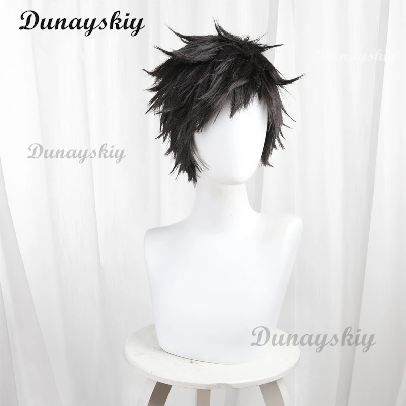 Peluca de Cosplay de Anime Blue Box Taiki Inomata, pelo corto negro Ao No Hako Chinatsu Kano, accesorios para fiesta de Halloween para mujeres y hombres