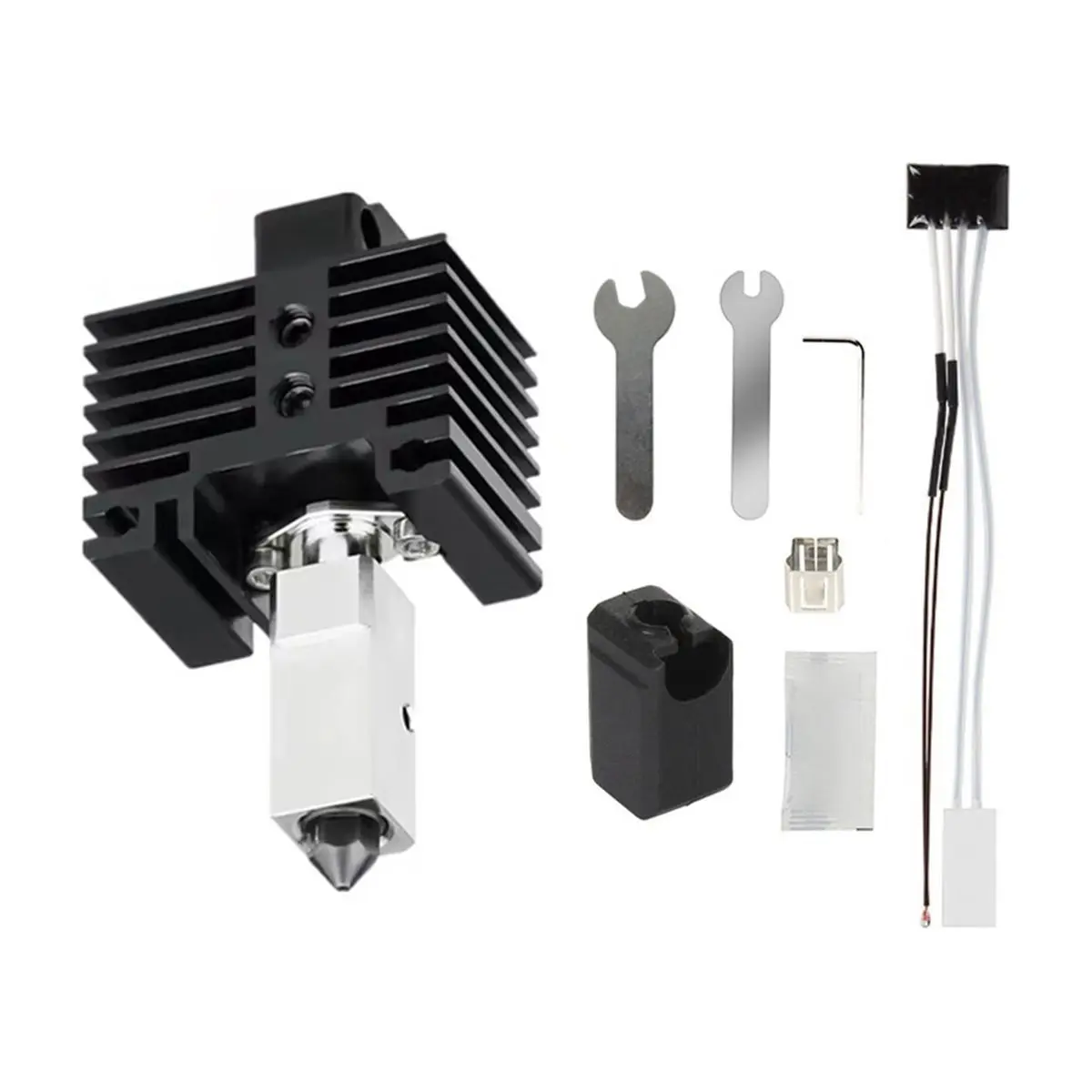 HDL Upgrades V2 Hotend Kit for Bambu Lab P1P X1 P1S X1C 0.4mm Hot End Thermistor Bimetal Throat Hardened Steel Parts