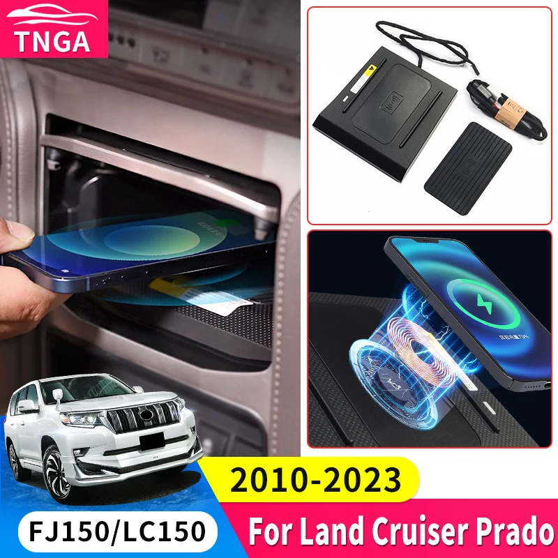 For 2010-2023 2022 2021 Toyota Land Cruiser Prado 150 Central Control  Wireless Charger Lc150 FJ150 Interior Upgrade Accessories