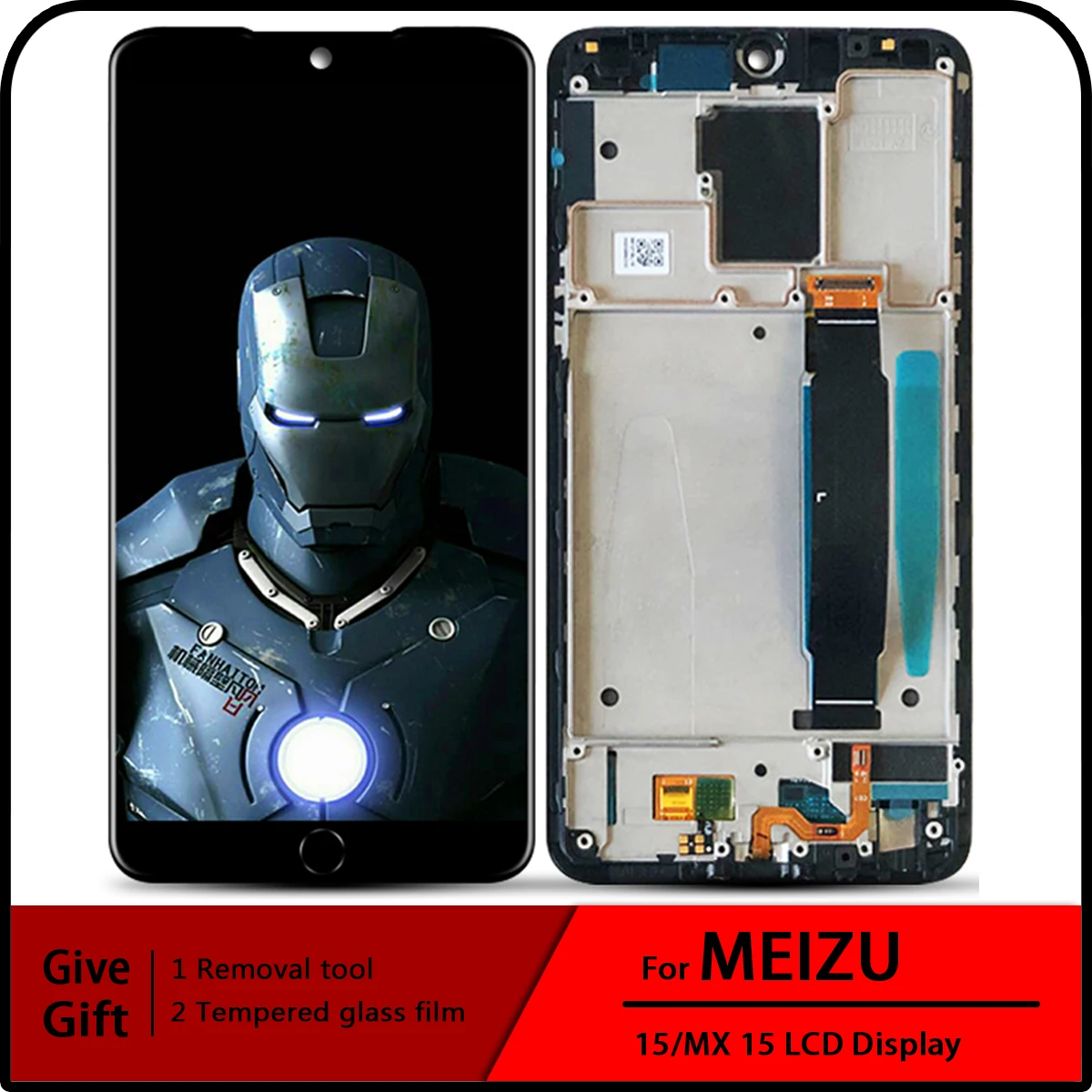 

For Original MEIZU 15 LCD screen display+ Touch screen digitizer for For Meizu MX 15 / M881Q AMOLED lcd display screen