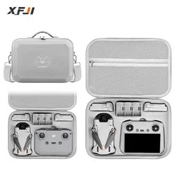 For DJI Mini 3/Mini 3 Pro Portable Storage Bags Hard Shell Carrying Case Drone Accessories PU Leather Waterproof Shoulder Bag