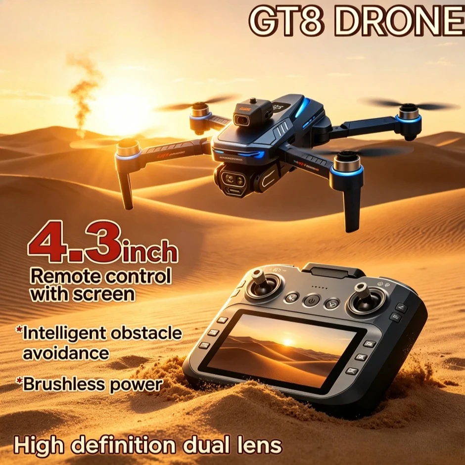 Drone Gt8 Rc - Orijinal GT8 RC Drone GPS 8K