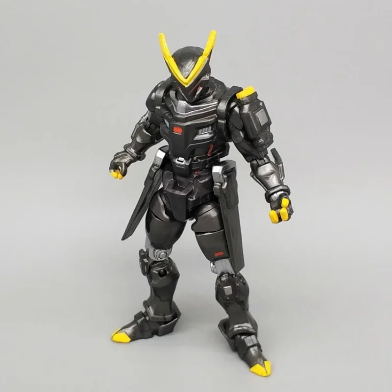 3.75 بوصة عمل اليد بالذئب النينجا الجندي القوات الخاصة البشرية يمكن جمعها نموذجًا تذكاريًا #5