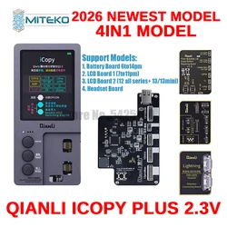 QIANLI iCopy Plus 2.2v 6in1 LCD Board 7to15pm Face ID Board Adaptor & Flex For X-14 PM Series Dot Matrix Recovery Battery 6to14