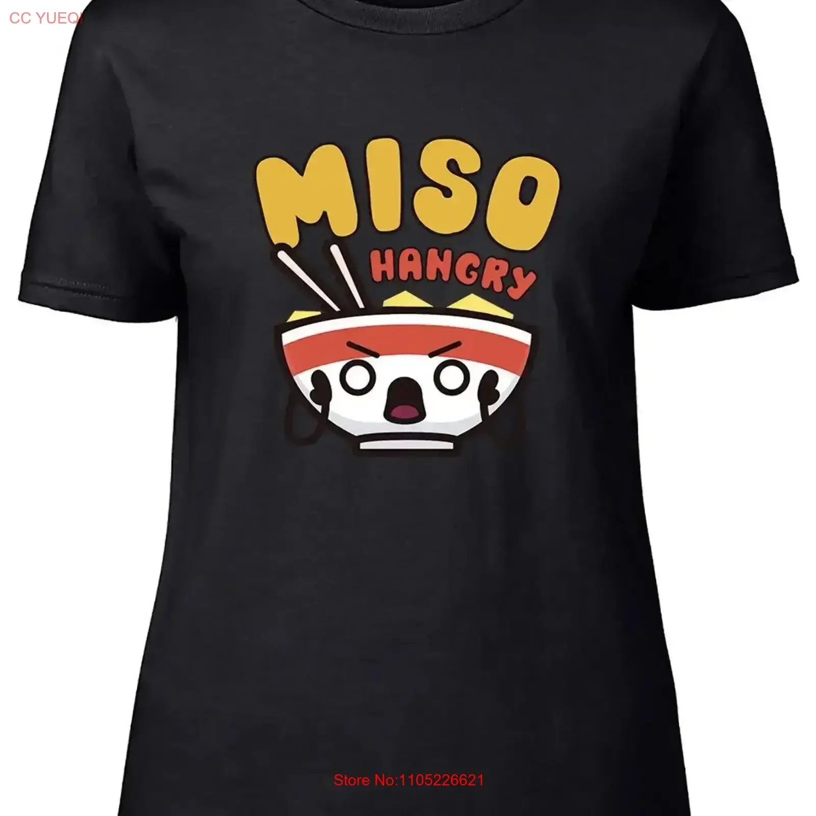 

Miso Hungry Funny Joke Womens T Shirt Me So Soup Ladies vintage Washed Soft fashion graphic Stretched Top For Everyday Wear