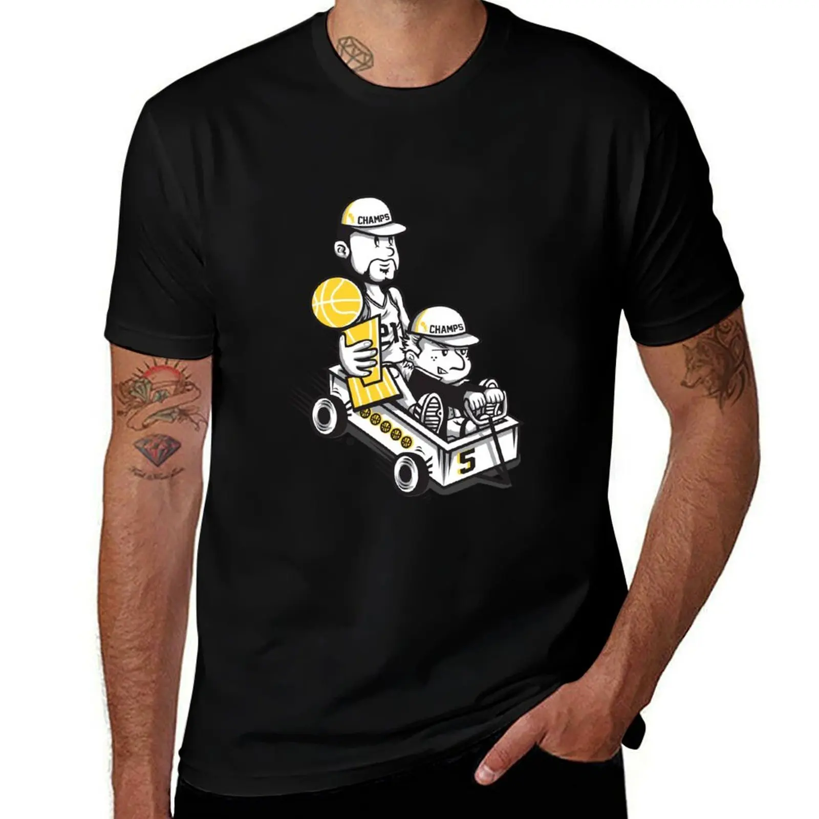 Fundamental Duo : Championship Edition T-Shirt Big Size Crew Neck T-Shirt