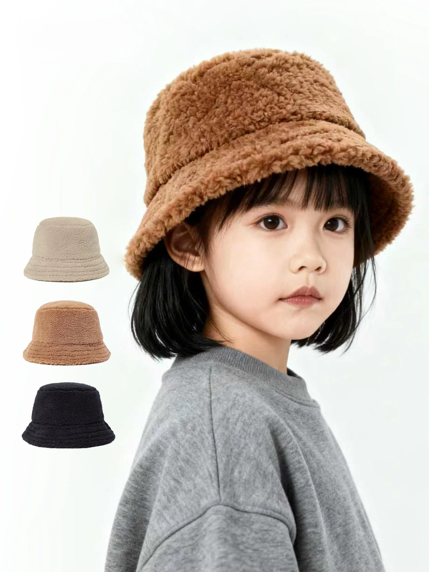 Thi Plu Chapéu Fierman Buet Chapéu Infantil Inverno Quente Tamanho de Cabeça Pequena Masculino Sle Fibra de Poliéster Alça Ajustável
