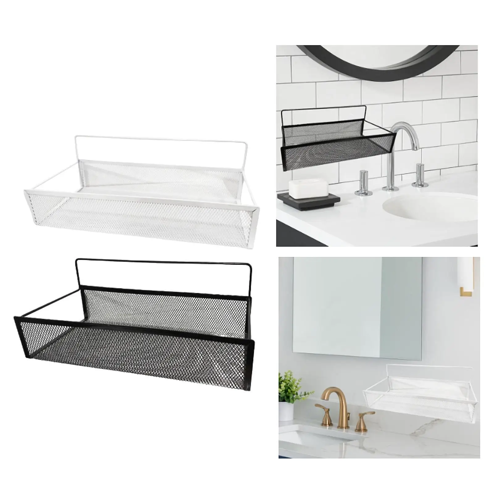 

Органайзер для душа в ванной комнате, настенный органайзер для ванной комнаты, многофункциональная подвесная кухонная корзина для гаража, столешница, шкаф, кладовая