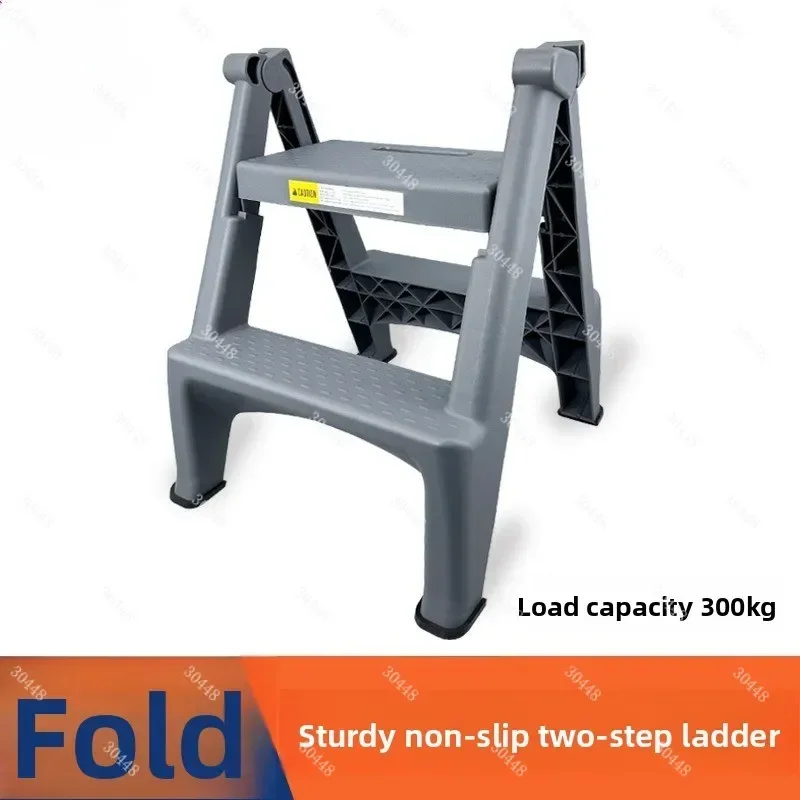 Car Detailing Folding Step Stool High-Low Ladder Two-Step Stool for Home Use