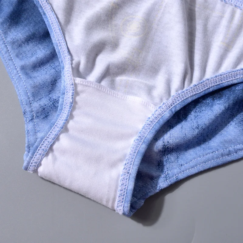 Denim Style Women Sexy Thong Low Waist 3D Cotton jeans underwear Imitation jeans Soft Briefs Underwear Comfortable Underpants