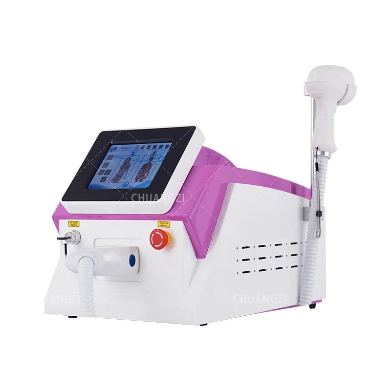 2025 3 Wavelength 755nm 808nm 1064nm Hair Removal Machine Skin Care Face Body Cooling Diode Laser