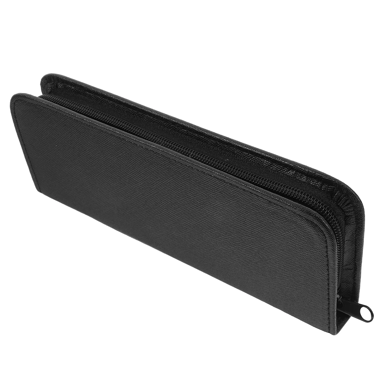 

1pc Hair Scissors Bag Scissors Bag Premium Durable Zipper Pouch Compact Easy Carry For Salon Barbers Home Use Black