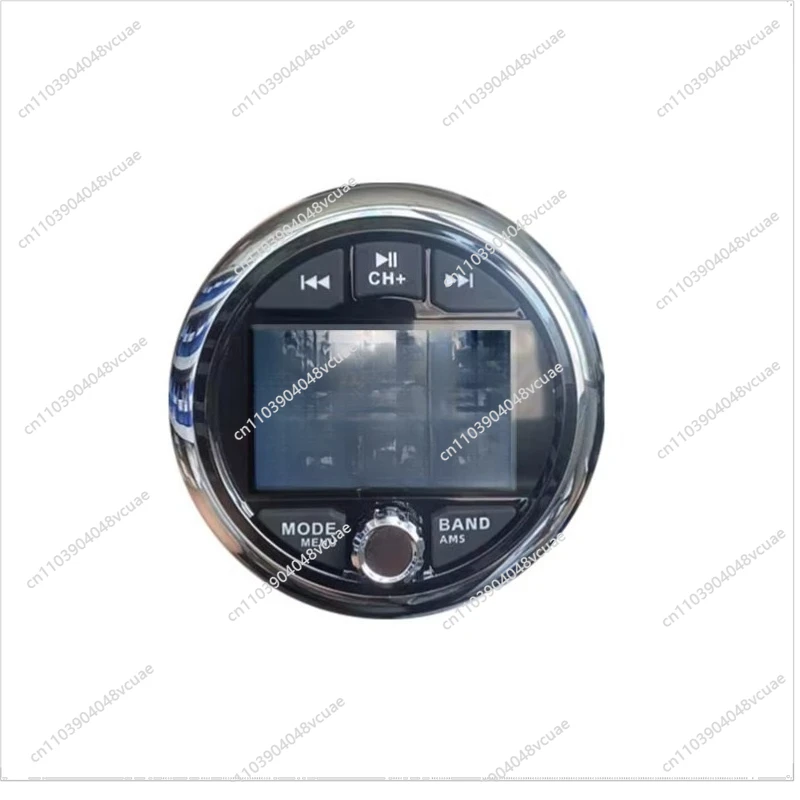 For Black Waterproof Outdoor Stereo Car Audio Player, Piston Automatic FM AM Radio Motorcycle Marine MP3/MP5