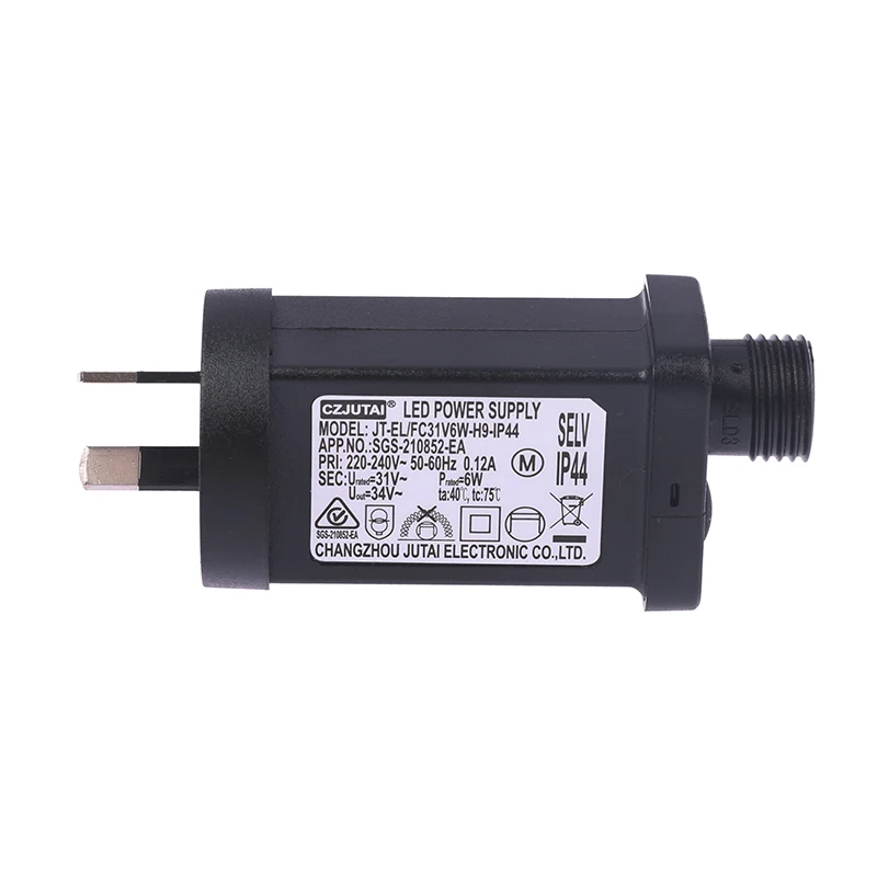 AC 220V To 31VDC 6W 8 Functional SELV LED Lamp Driver AU Plug Switch Adapter IP44 Waterproof Laser Lighting Europe Power Supply