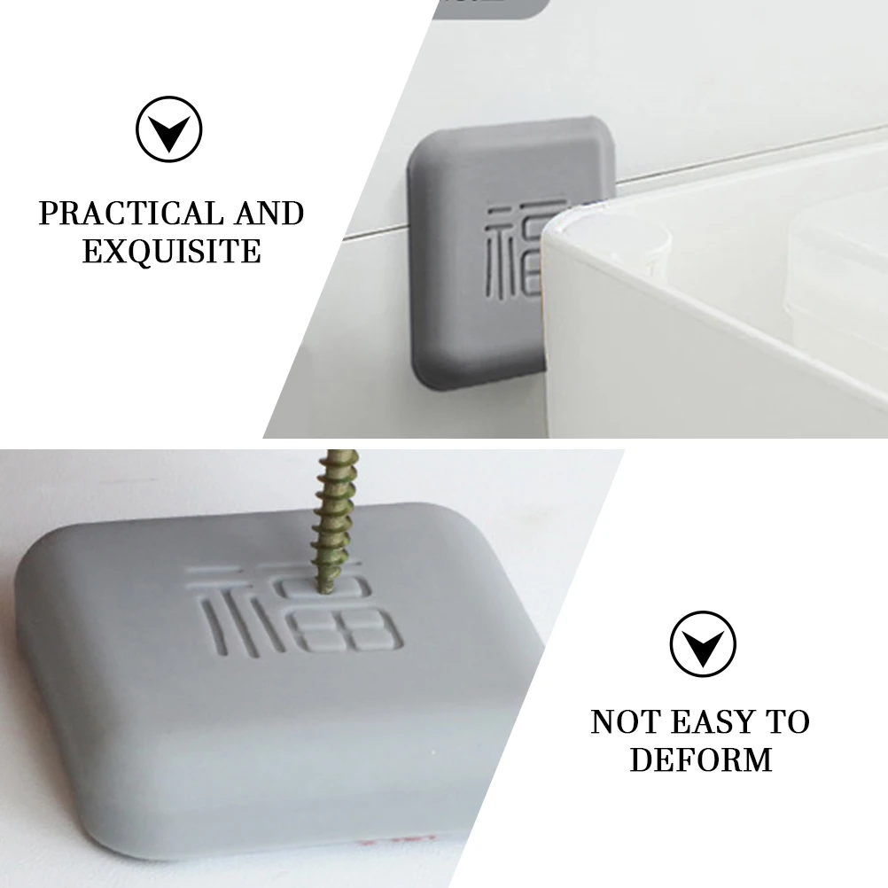 

10Pcs Door Handle Wall Protector Soft Rubber Bumper Pads Doorstopper for Cabinets Appliances Washing Machines Door Protection