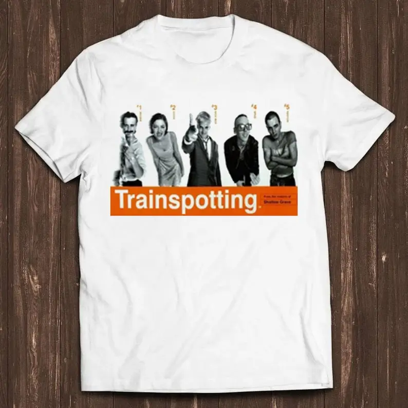 Trainspotting T Shirt Cult 90s Movie Retro Cool Gift Tee C245